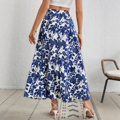 Chic Floral Pleated Skirt by Elizabeth Ainsley
