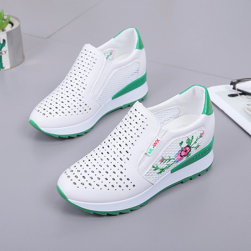Embroidered Slip-On Loafers by Elizabeth Ainsley