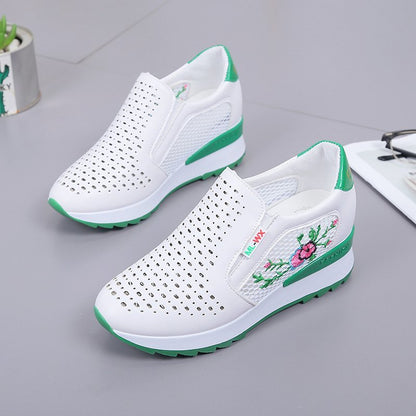Embroidered Slip-On Loafers by Elizabeth Ainsley