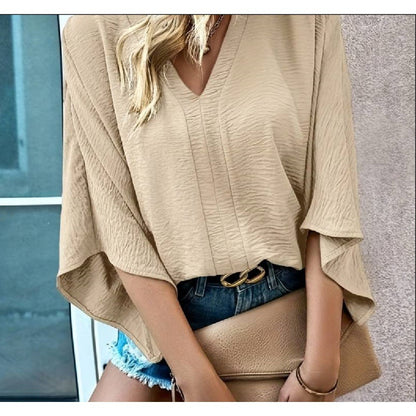 Chic Loose Chiffon Top by Elizabeth Ainsley