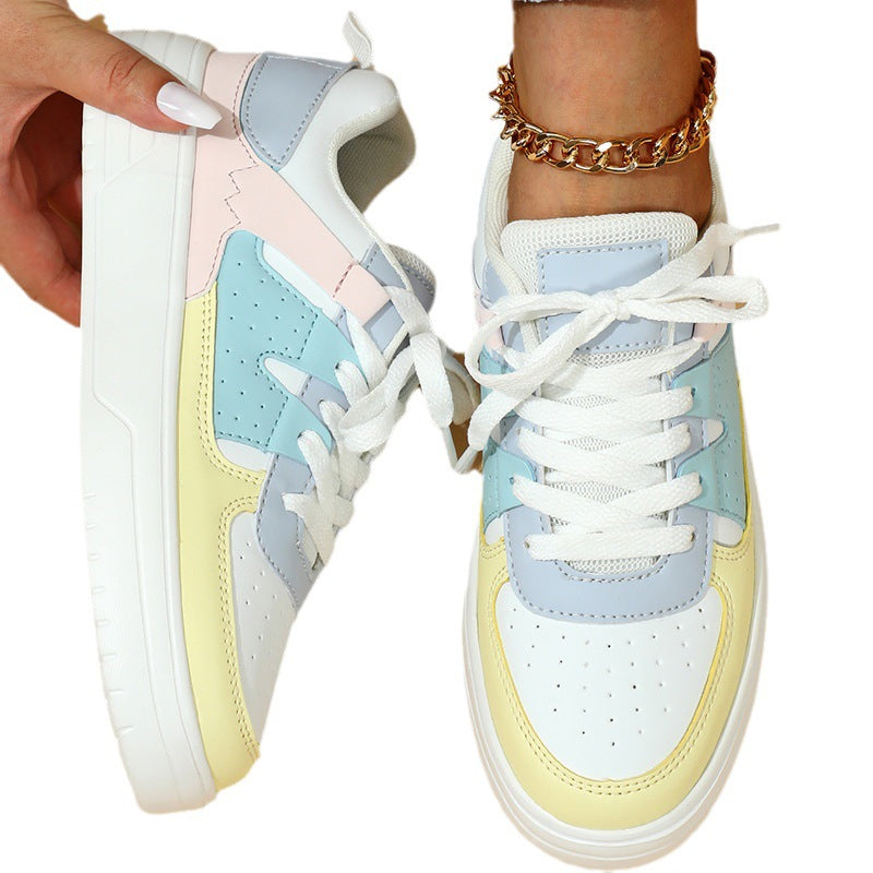 Colorblock Platform Sneakers Elizabeth Ainsley