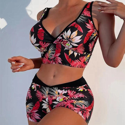 Vibrant Printed Boxer Bikini by Elizabeth Ainsley