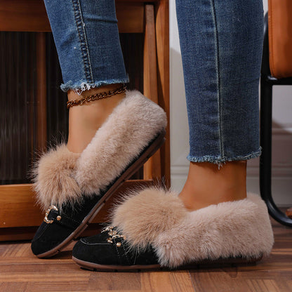 Velvet Plush Loafers by Elizabeth Ainsley
