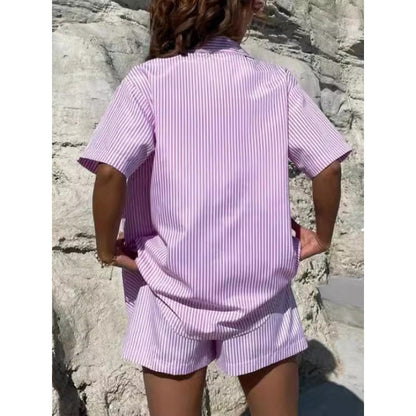 Chic Striped Two-Piece Set by Elizabeth Ainsley