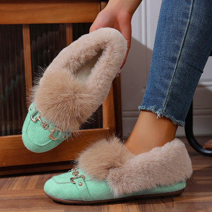 Velvet Plush Loafers by Elizabeth Ainsley