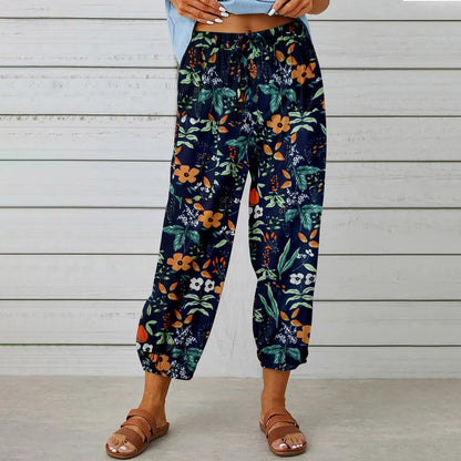 Boho Floral Elizabeth Ainsley Everyday Jumpsuit Pants