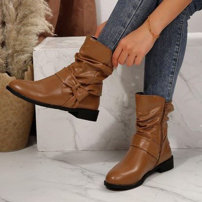 Elizabeth Ainsley Warm Plus Size Fleece-Lined Boots