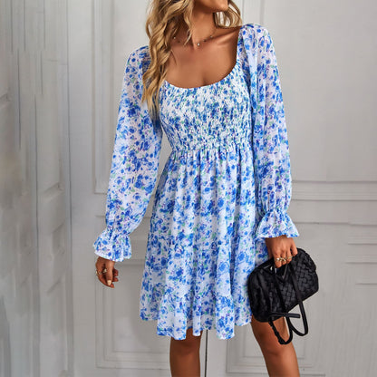 Boho Floral Print Dress Elizabeth Ainsley
