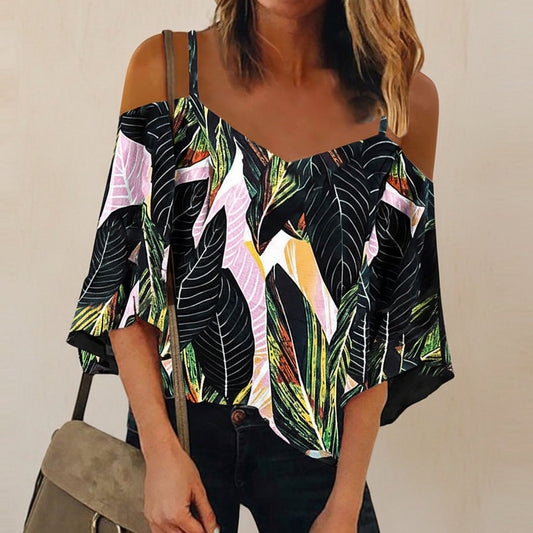 Chic Printed Chiffon Blouse Elizabeth Ainsley
