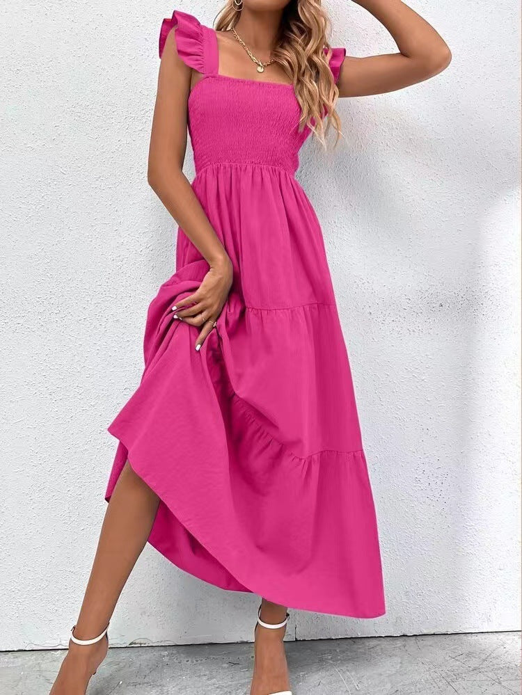 Chic Ruffle Maxi Dress by Elizabeth Ainsley