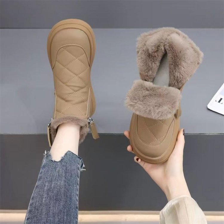 Elizabeth Ainsley Snow Boots - Waterproof Fleece Lining