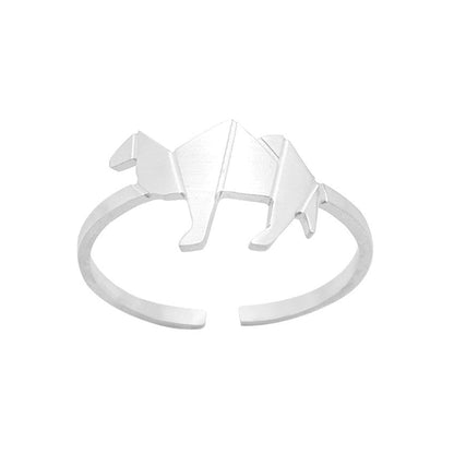 Boho Adjustable Ring Set – Lotus, Sun & Minimal Motif Bands