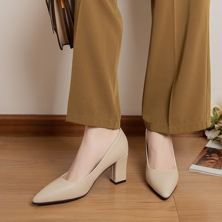 Chic Pointed High Heels by Elizabeth Ainsley
