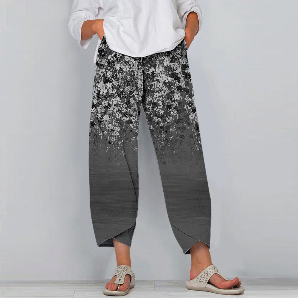 Pinterest-Inspired Floral Casual Pants by Elizabeth Ainsley