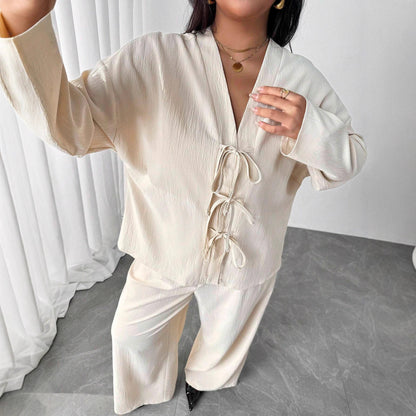 Elegant Apricot Lounge Set Elizabeth Ainsley Womenswear