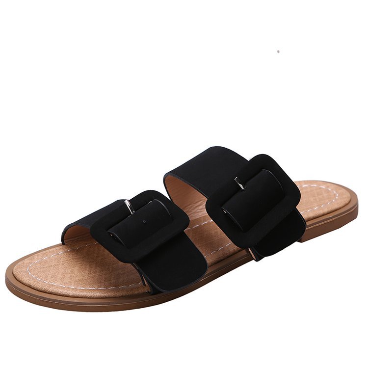 Chic Elizabeth Ainsley Buckle Strap Summer Sandals