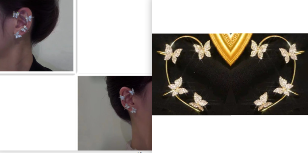 Butterfly Ear Wrap Earring