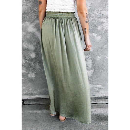 Flowy Slit Maxi Skirt by Elizabeth Ainsley