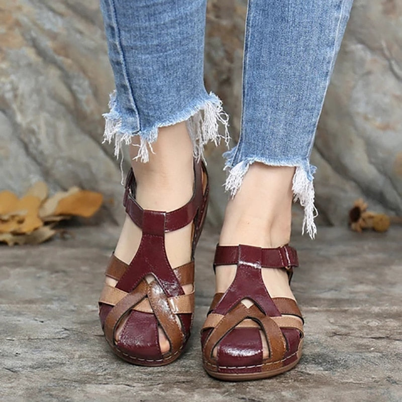 Comfort Wedge Sandals by Elizabeth Ainsley for Everyday Wear