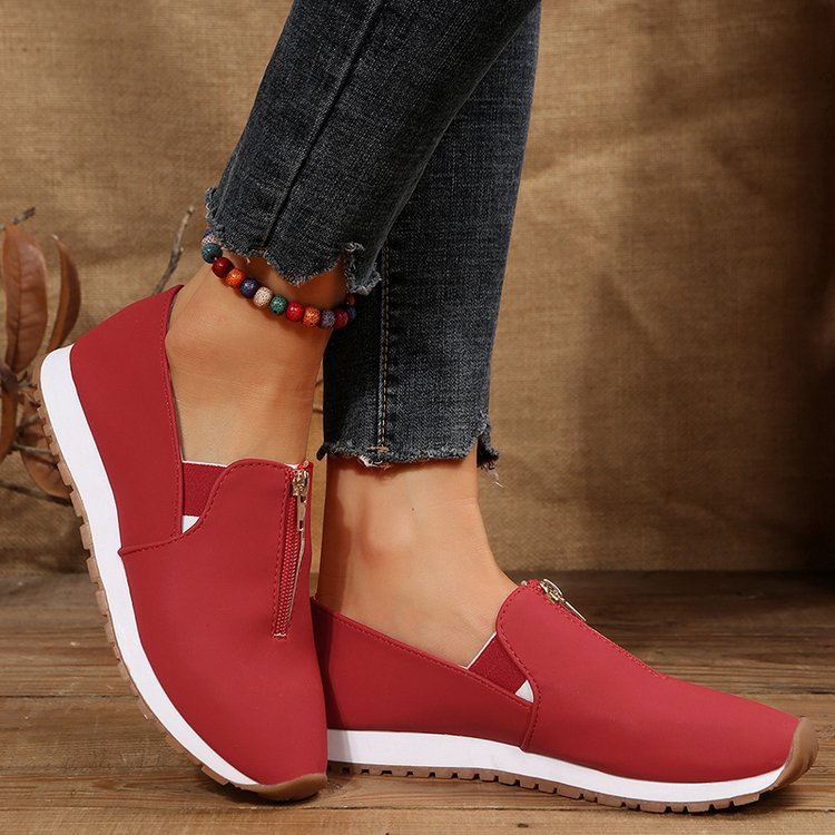 Comfort Zip Loafers by Elizabeth Ainsley