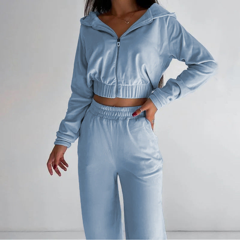 Chic Elizabeth Ainsley Two-Piece Sweatshirt Lounge Set