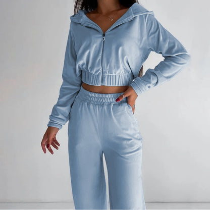 Chic Elizabeth Ainsley Two-Piece Sweatshirt Lounge Set