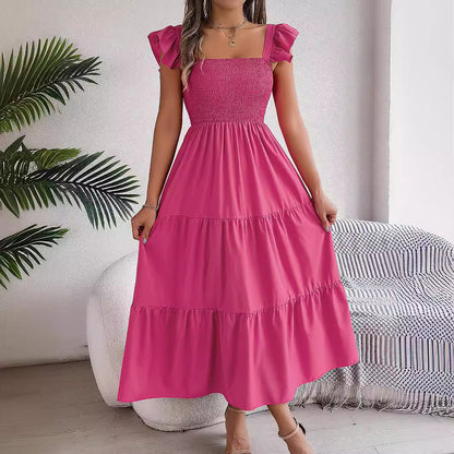 Elegant Elizabeth Ainsley Sleeveless Midi Summer Dress