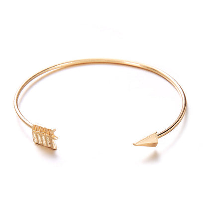 Minimalist Gold Open Cuff Bracelet