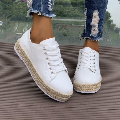 Chic Platform Sneakers Elizabeth Ainsley Women’s Flats