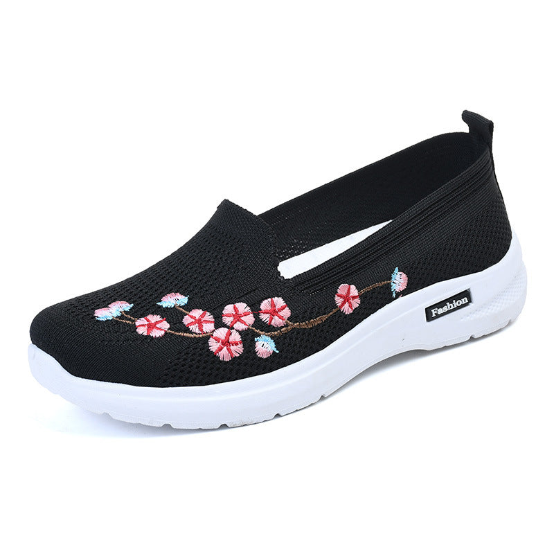 Breathable Embroidered Pumps by Elizabeth Ainsley