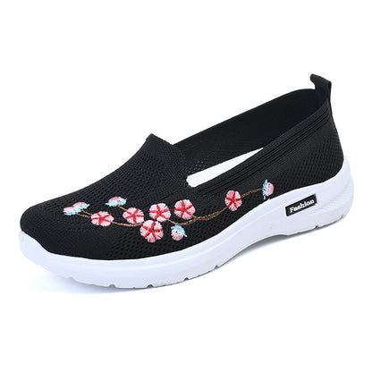 Breathable Embroidered Pumps by Elizabeth Ainsley