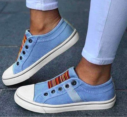 Pinterest-Inspired Elizabeth Ainsley Laceless Canvas Sneakers