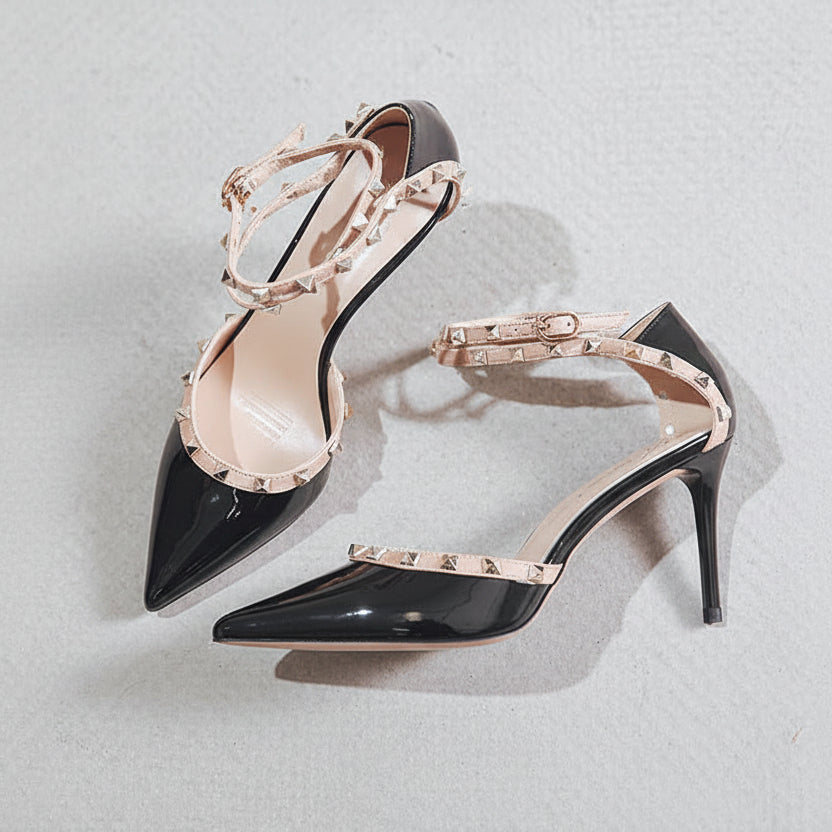 Chic Rivet High Heels by Elizabeth Ainsley
