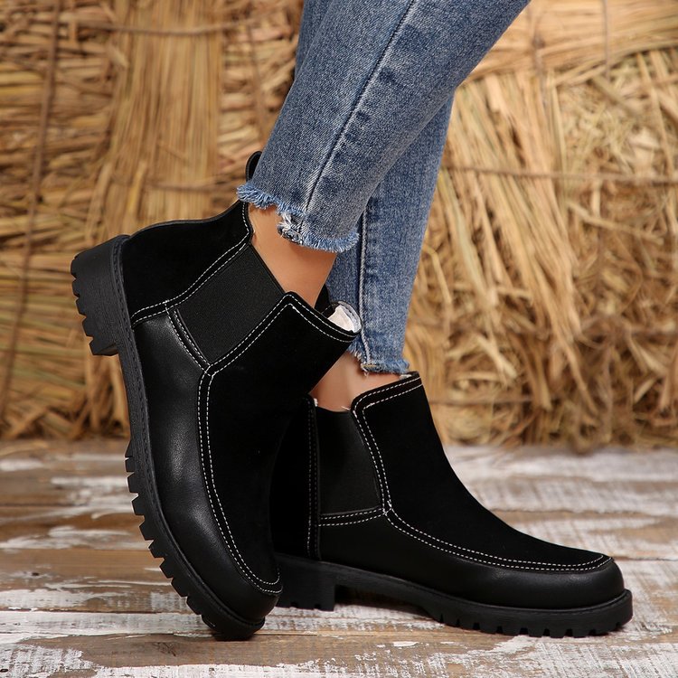 Elizabeth Ainsley Platform Ankle Boots - Supportive Comfort