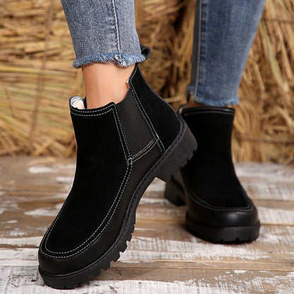 Elizabeth Ainsley Platform Ankle Boots - Supportive Comfort