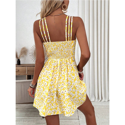 Sunny Floral A-Line Dress by Elizabeth Ainsley