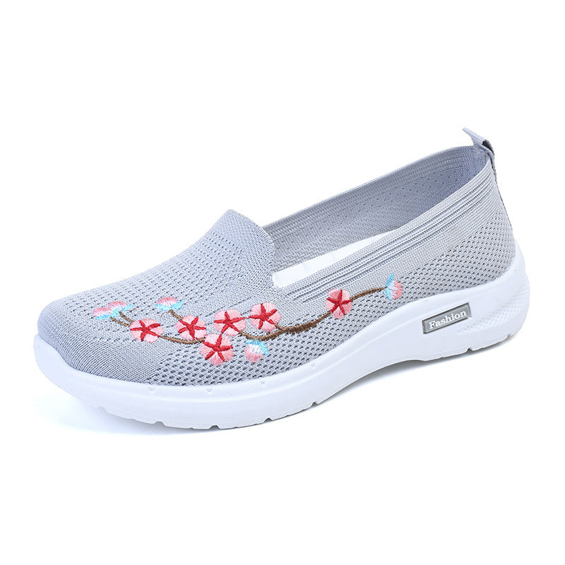 Breathable Embroidered Pumps by Elizabeth Ainsley