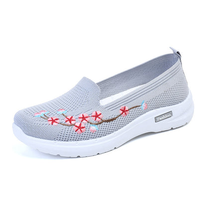 Breathable Embroidered Pumps by Elizabeth Ainsley