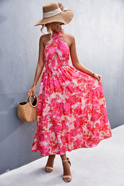 Chic Halter Backless Dress by Elizabeth Ainsley