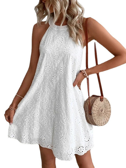Chic Lace Sleeveless Dress Elizabeth Ainsley