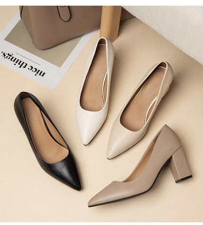 Chic Pointed High Heels by Elizabeth Ainsley