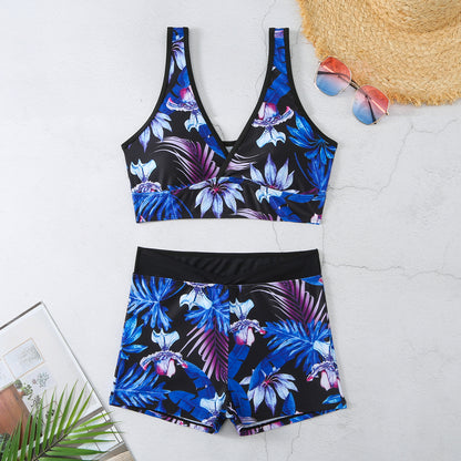 Vibrant Printed Boxer Bikini by Elizabeth Ainsley