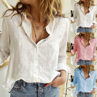 Relaxed Fit Elizabeth Ainsley Lapel Cardigan Blouse