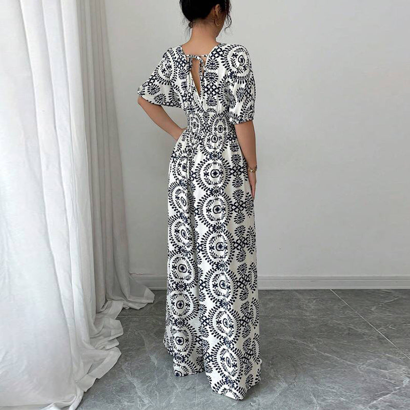 Chic Boho Print Elizabeth Ainsley Jumpsuit