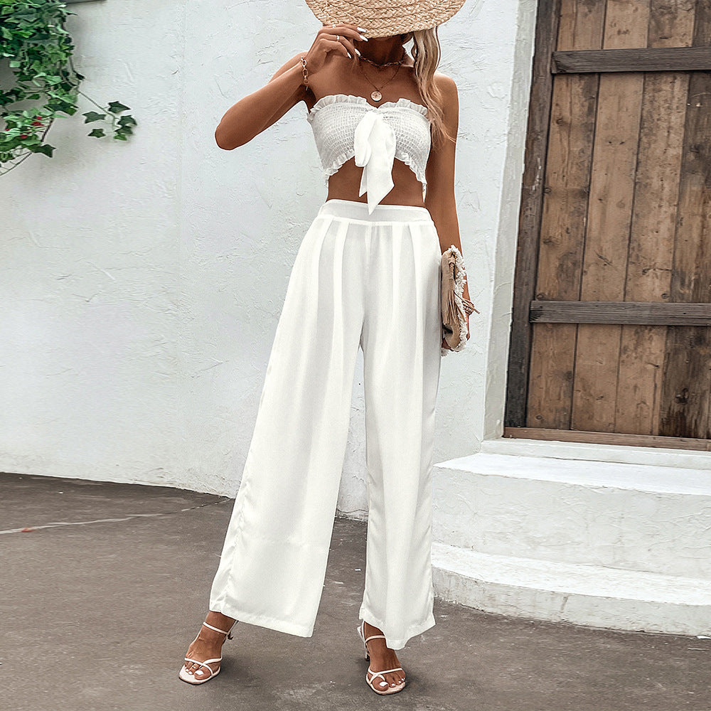 Ruffled White Set Elizabeth Ainsley Pinterest-Inspired Outfit