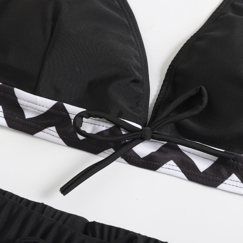 Chic Zigzag Elizabeth Ainsley Bikini Set with Shorts
