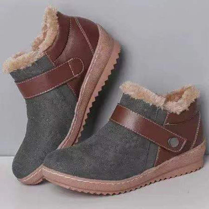 Elizabeth Ainsley Snow Boots - Fleece Lined, Wide Toe