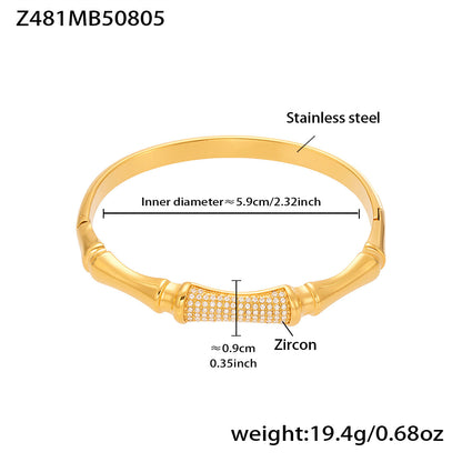 Statement Cuff Bracelet with Sculptural Open-End Design