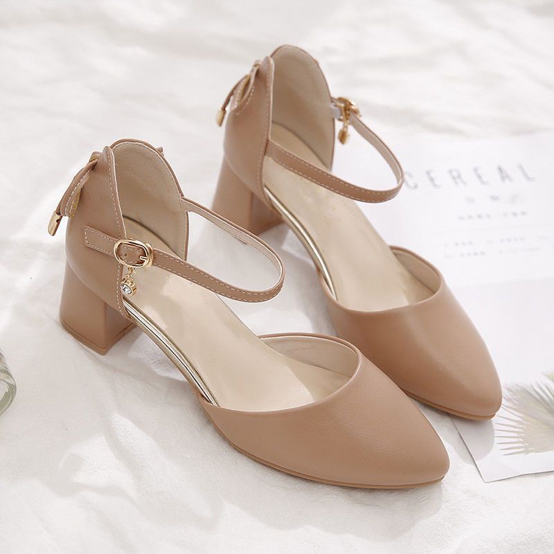 Elegant Chunky Heel Pumps by Elizabeth Ainsley