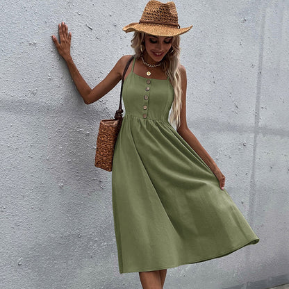 Chic Midi Sundress Elizabeth Ainsley Summer Collection